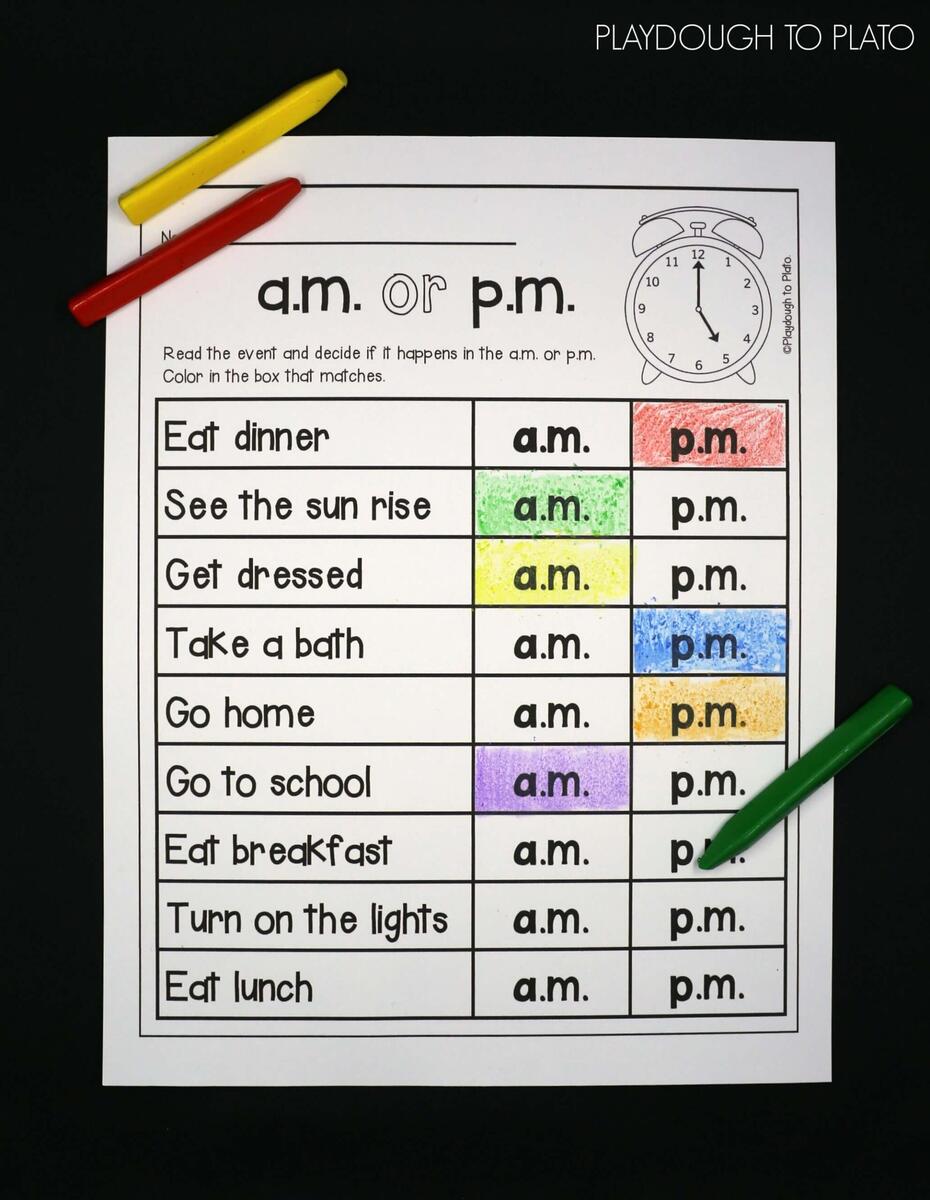 Telling Time Activity Pack The Stem Laboratory Telling Time Activity Pack The Stem Laboratory