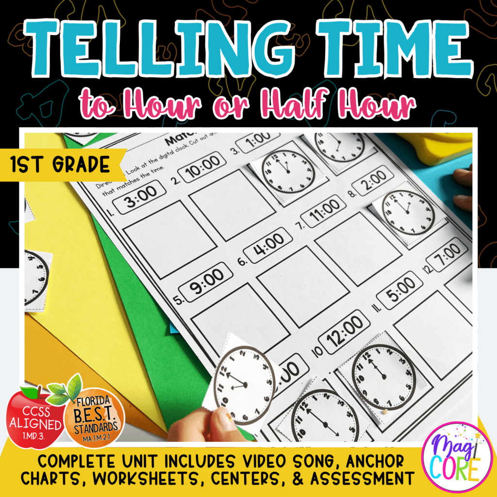 Telling Time Activities Amy Lemons