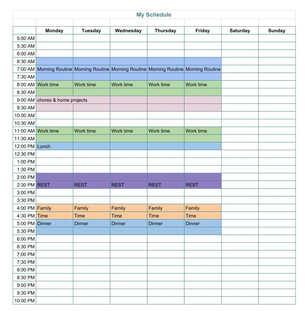 The Beginners Guide To Block Scheduling Renew Therapy