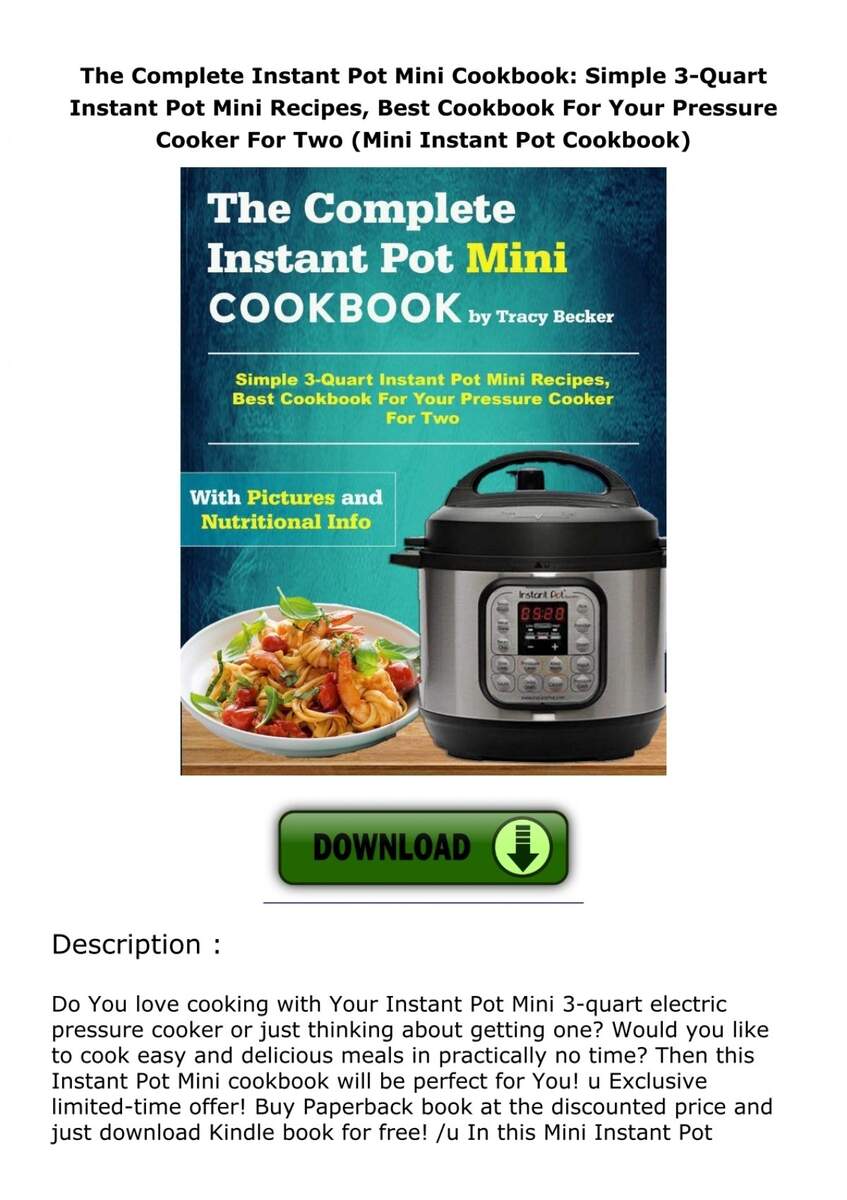 Time Chart Instant Pot Guide Pdf Pdf Instant Pot Times Instant Pot Cook Time Infographics Charts