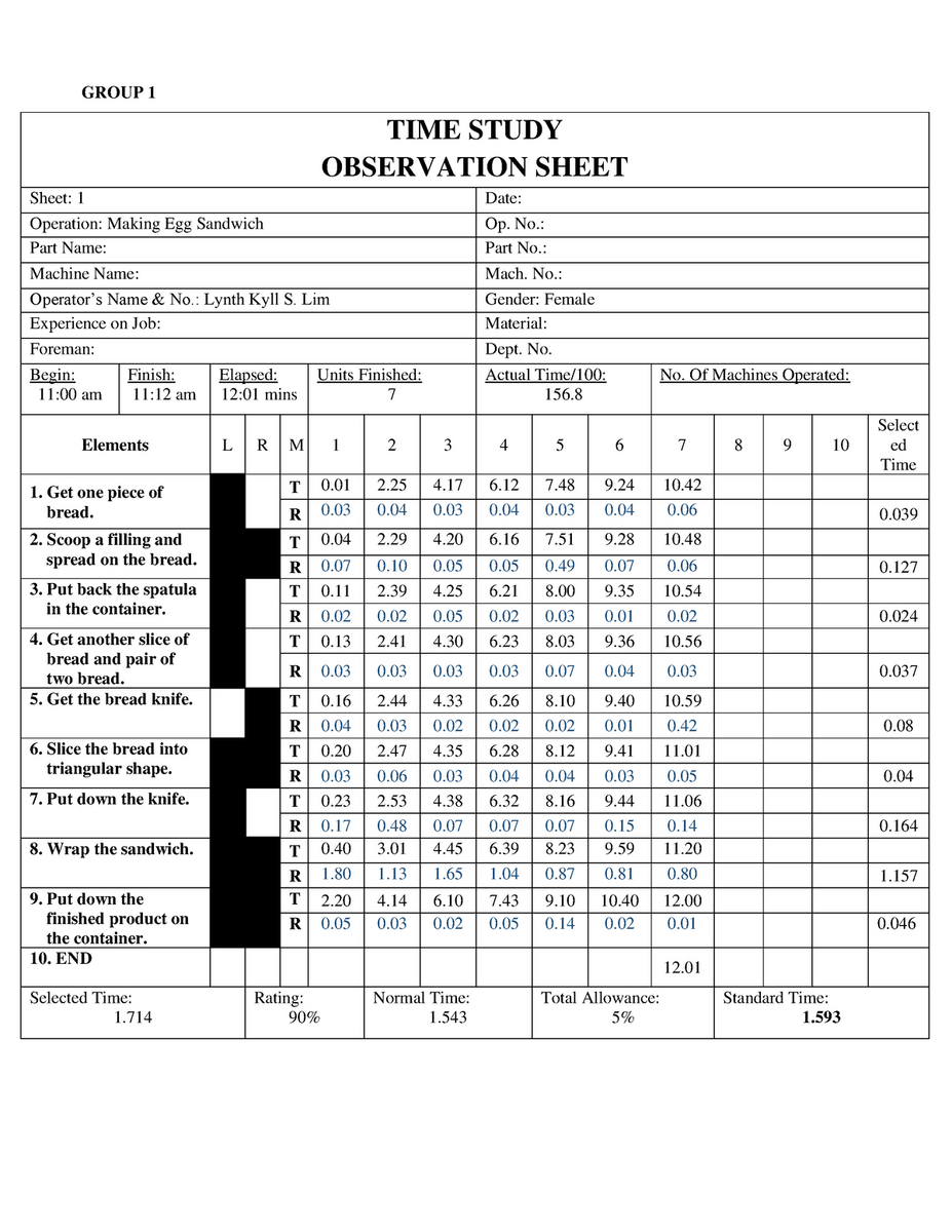 Free Time Study Templates Smartsheet