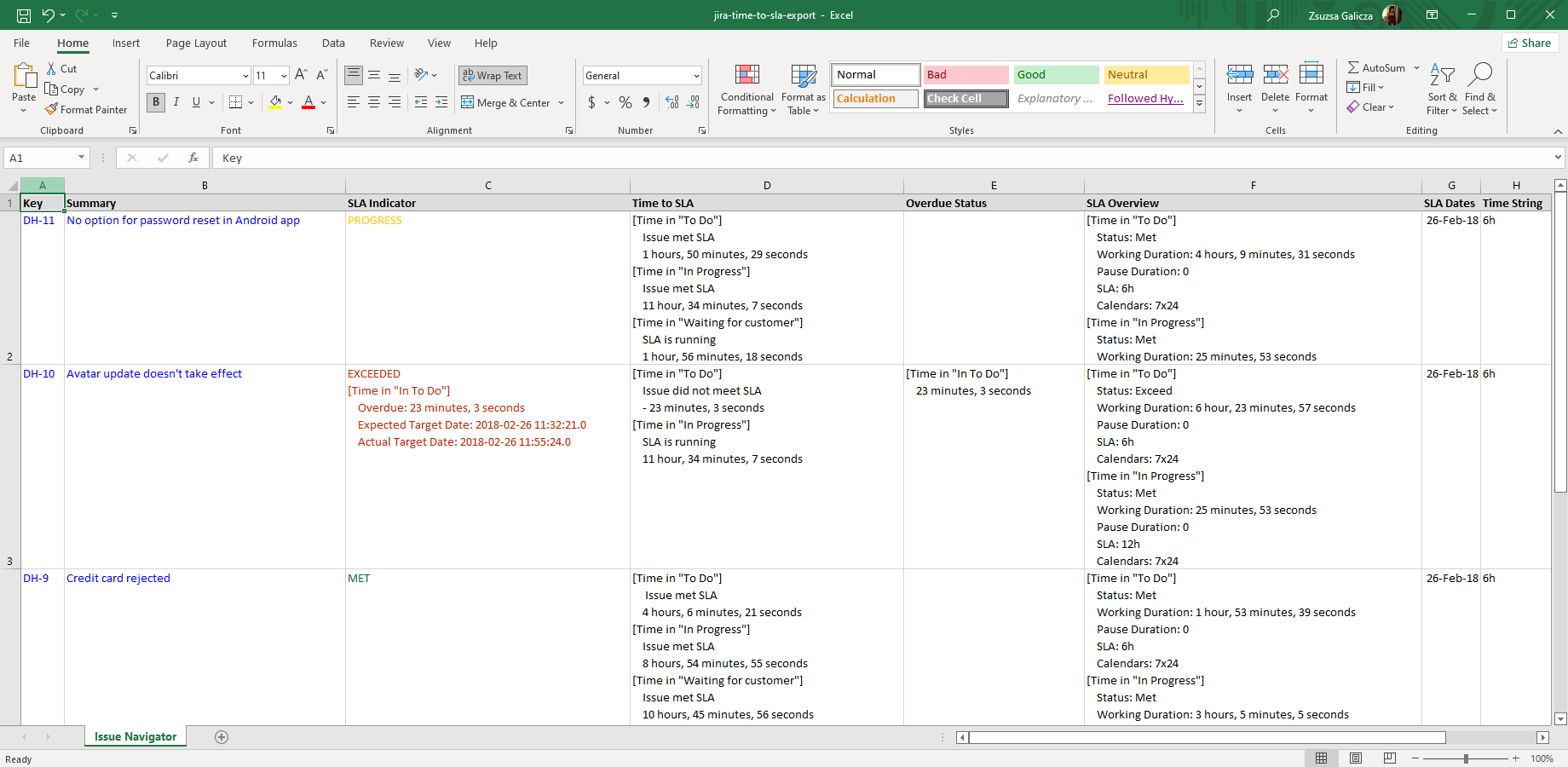 Time To SLA Integration Better Excel Exporter For Jira Midori Time To SLA Integration Better Excel Exporter For Jira Midori
