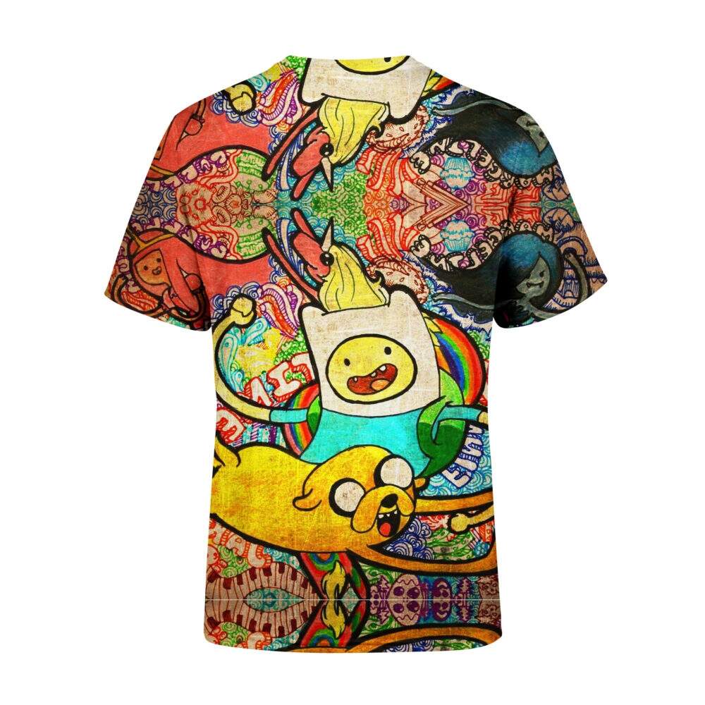 Trippy Adventure Time T Shirt Hoodie Lab