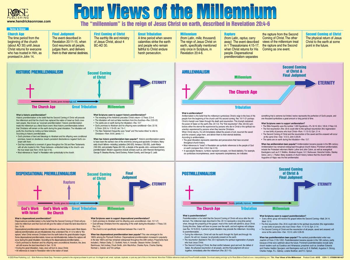 Tyndale 4 Views Of The Millennium Wall Chart