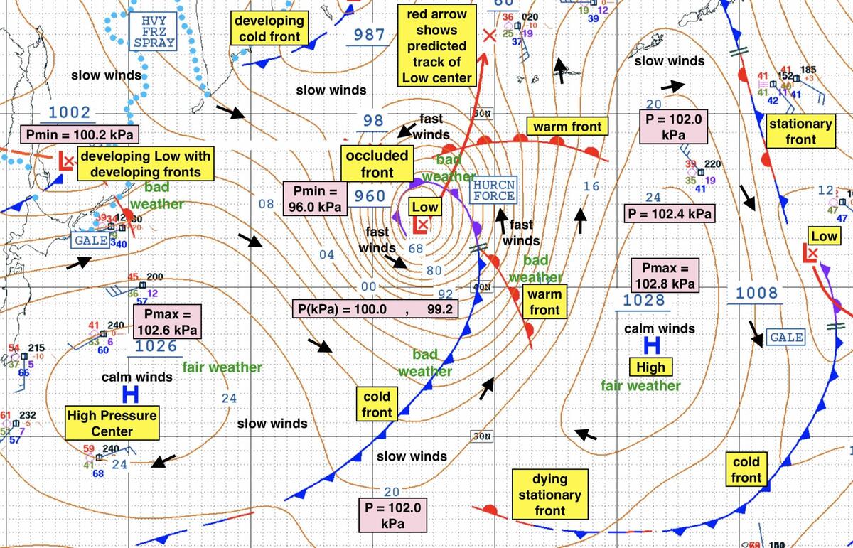 Weather Map Interpretation
