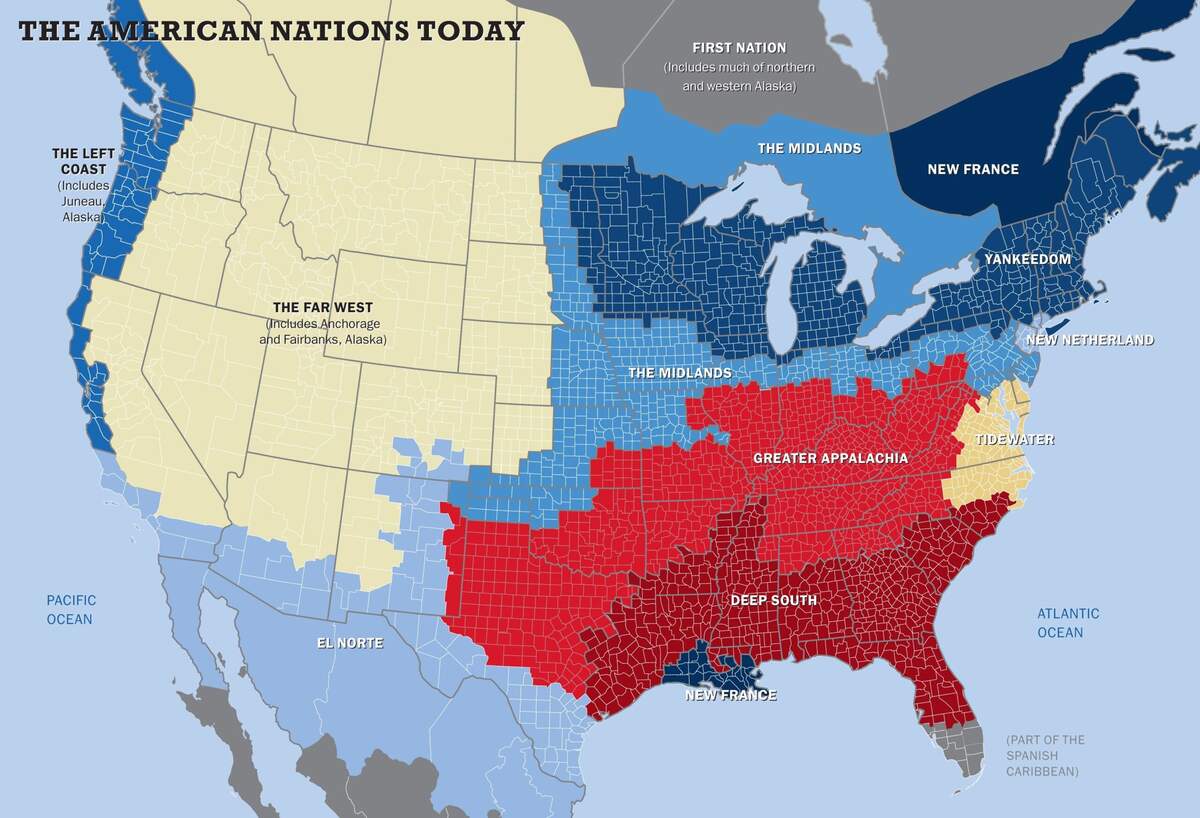 Welcome Back To The Divided States Of America By Colin Woodard Medium